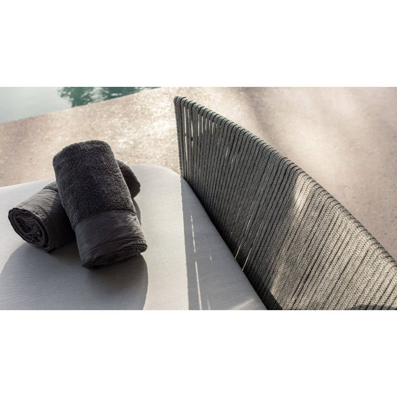 Boston Outdoor 2 - Seat Patio Daybed, Canvas Natural Sunbrella® Canvas