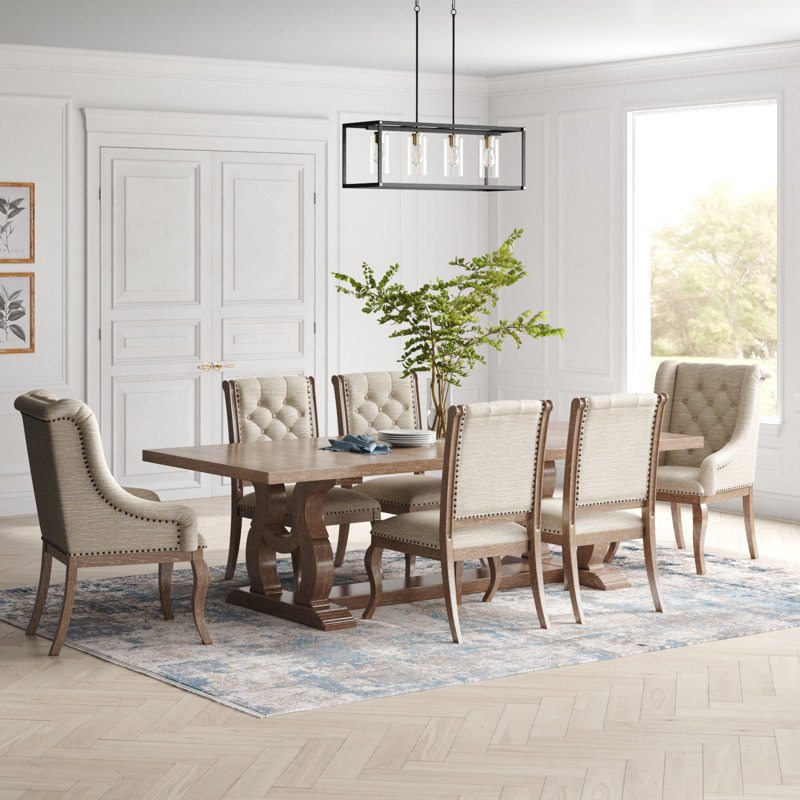 Acworth Extendable Trestle Dining Set