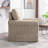 Eilzabeth 33" W Modern Soft Wide Upholstered Striped Swivel Arm Accent Chair-1399693623