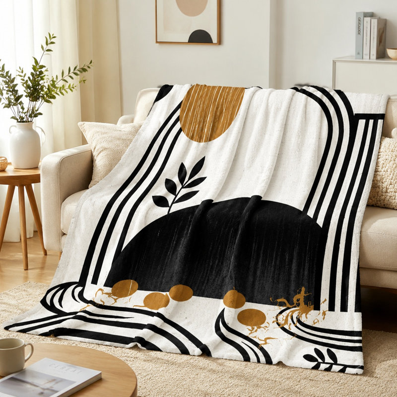 Jeté en flanelle Cozy Cozy, L 60 po x l 50 po