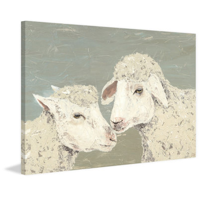 Gentle Partners - Wrapped Canvas Painting