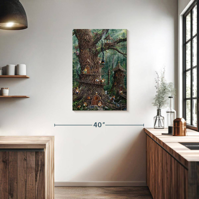 Kelan Gnomes Sweet Home, 36" H x 24" W