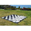 4" Set of checkers with a quick fold nylon mat-101904461