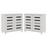 Lismore 2-Door Shoe Storage Cabinet (Set Of 2) – Holds 24 Pairs