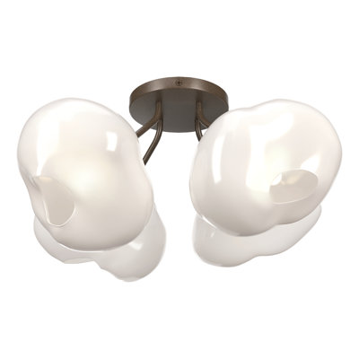 Plafonnier semi-encastré 4 lumières Ume