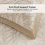 Ensemble de couette 3 pièces Solace Leaf Beige en mélange de coton, motif jacquard botanique, taille King/Cal King-134155066