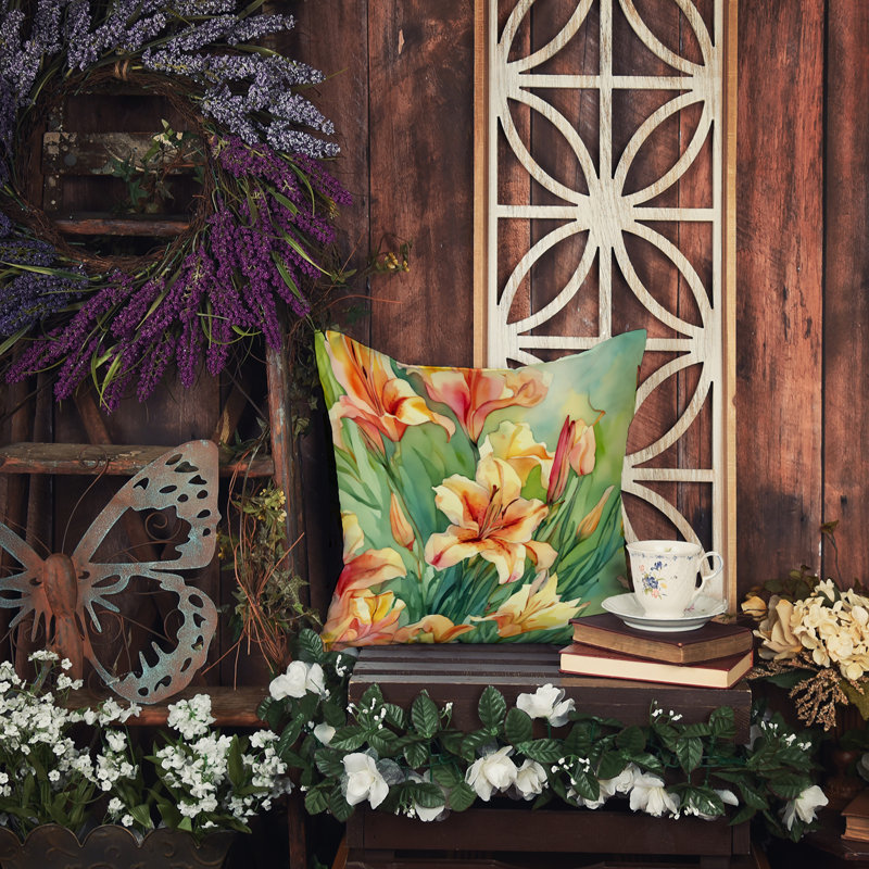 Coussin Utah Sego, Carré 14 po
