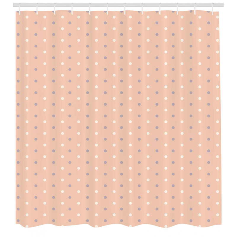 Shower Curtain with Hooks Included, 84" H x 69" W