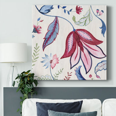" Jacobean Floral Detail III "
