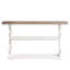 Console de style champêtre avec tablettes de rangement pour le couloir du salon