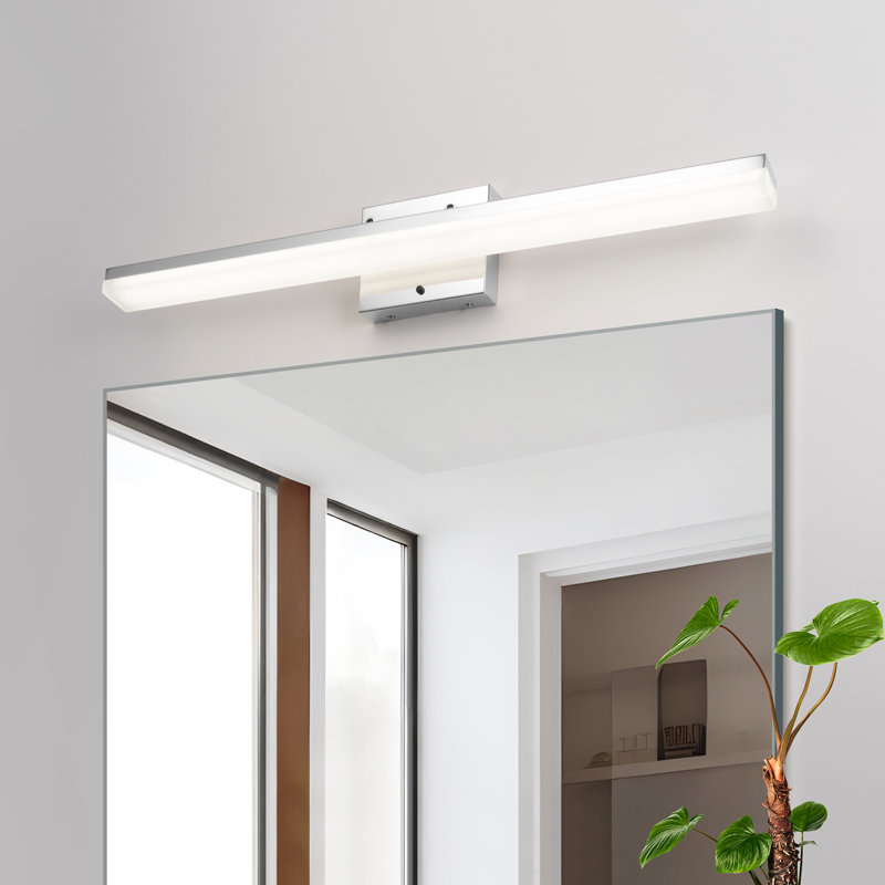 Tameaka 32" Dimmable LED Bath Bar for Mirror 3000K/4000K/5000K Adjustable  24w, Chrome