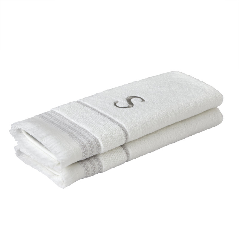 Gracie 100% Cotton Hand Towels, Hand Towels - 2 Pack, S