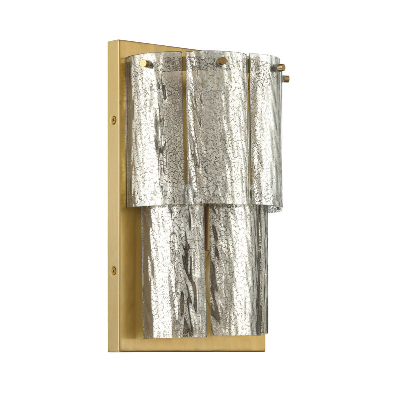 Tanique Armed Sconce, Satin Brass