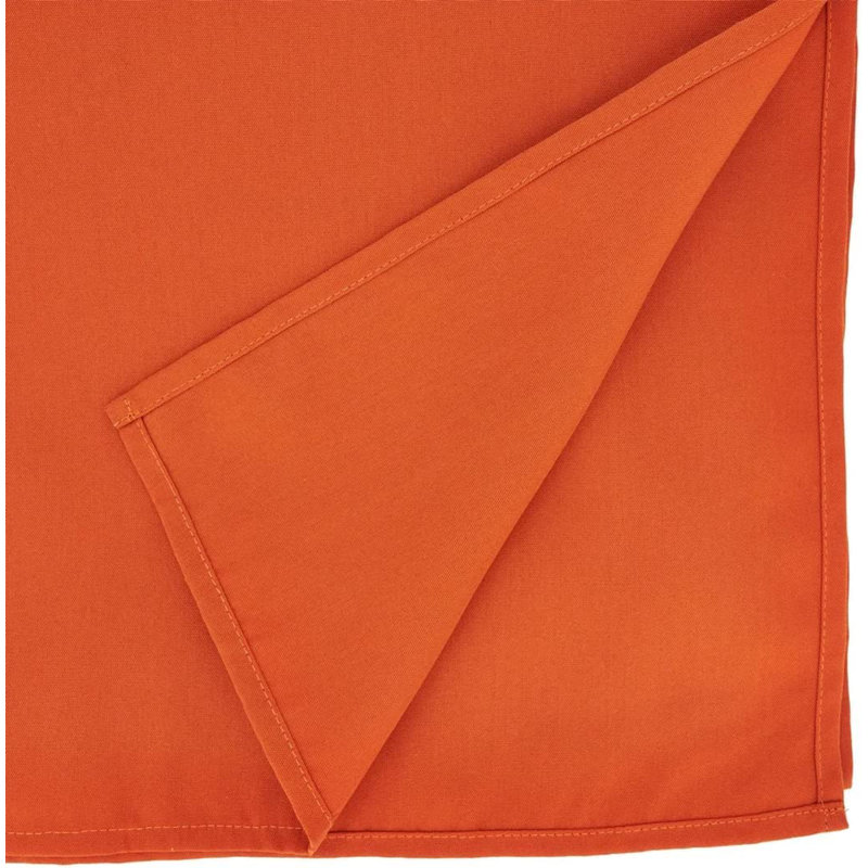 Daisylynn Rectangular Polyester Tablecloth, 132" L x 90" W, Pumpkin