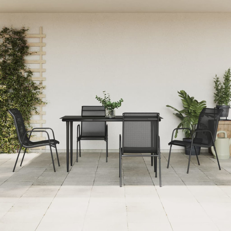Ensemble de salle à manger Allende, 4, L 55,1 po x l 27,6 po x H 29,1 po