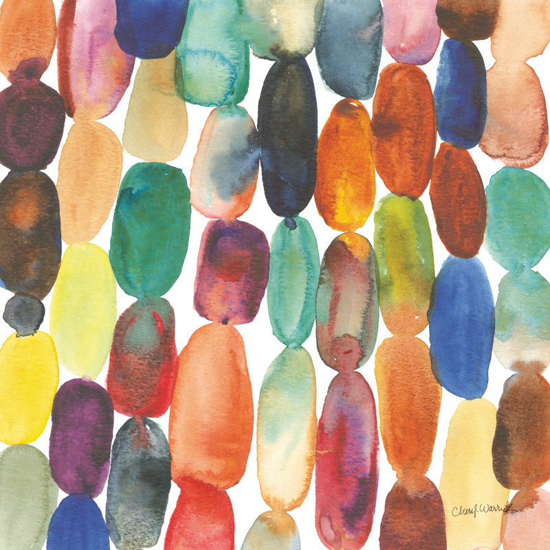 Orbs I - Painting, 12" H x 12" W  , No, Wrapped Canvas