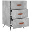 Bursten 40cm W Iron Bedside Table-2000424083