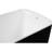 49" Acrylic Freestanding Bath Tub, Square Japanese Soaking Hot Tub With Overflow, Glossy Black Finish 49'' Bathtub, Drain, Exterior