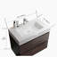 Ensemble de meuble-lavabo mural simple 29,9 po avec plateau Geis-172371022-172371023
