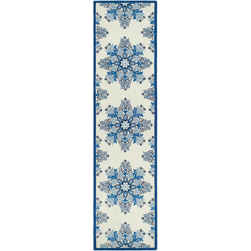 Chelsea Wool Floral Indoor Rug, Runner 2'6" x 10'