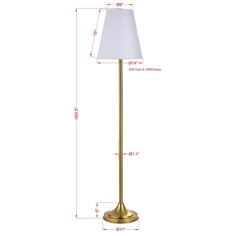 Lampe sur pied Bradley
