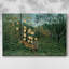 Henri Rousseau "Fight Entre a Tiger and a Buffalo" - Art mural de qualité musée-937858192
