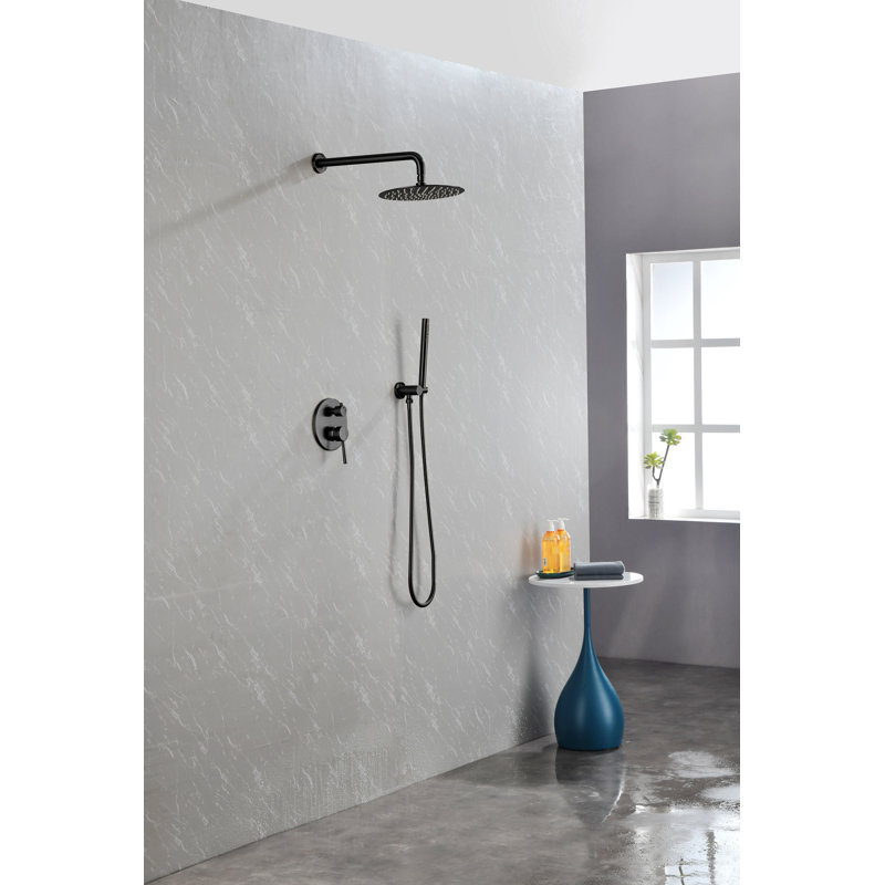 Thermostatic Complete Shower System with Rough in-Valve