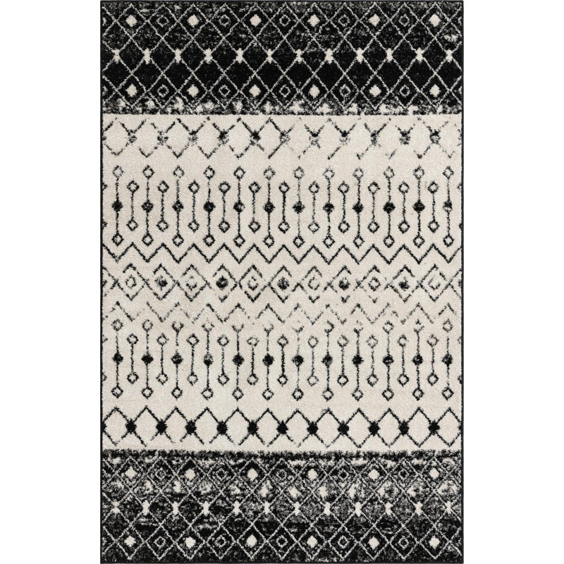 Abstract Indoor Rug, Rectangle 5'3" x 8'
