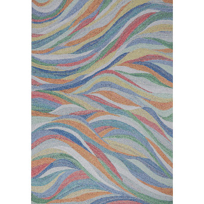 Global Recycled Standard Desertscape Hand-Tufted Indoor/Outdoor Rug Multicolor