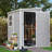 5 Ft. X 4 Ft. Plastic Durable Outdoor Tool Storage Shed With Floor and Window