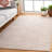 Sabrinia Abstract Hand Tufted Wool/Chenil/Cotton Abstract Rug in Beige/Ivory-1862147962