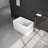 Acrylic Spacious Rectangle Shape Freestanding Bathtub With Chrome Overflow & Pop-Up Drain
