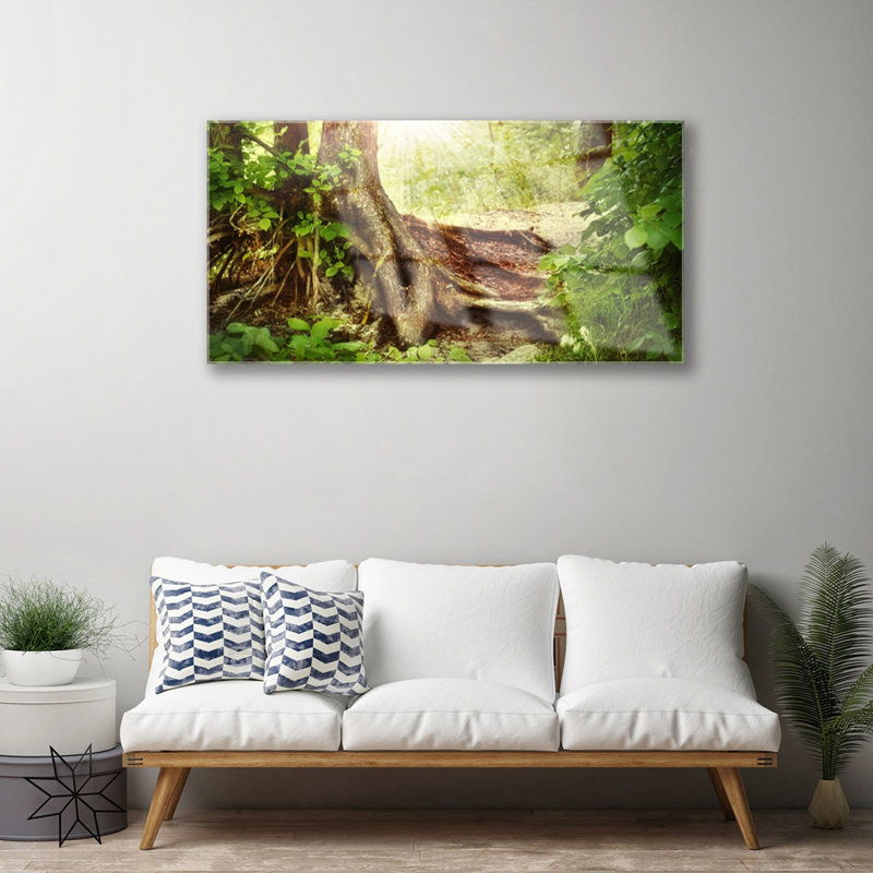 Nature Tree Trunk - No Frame Print on Glass