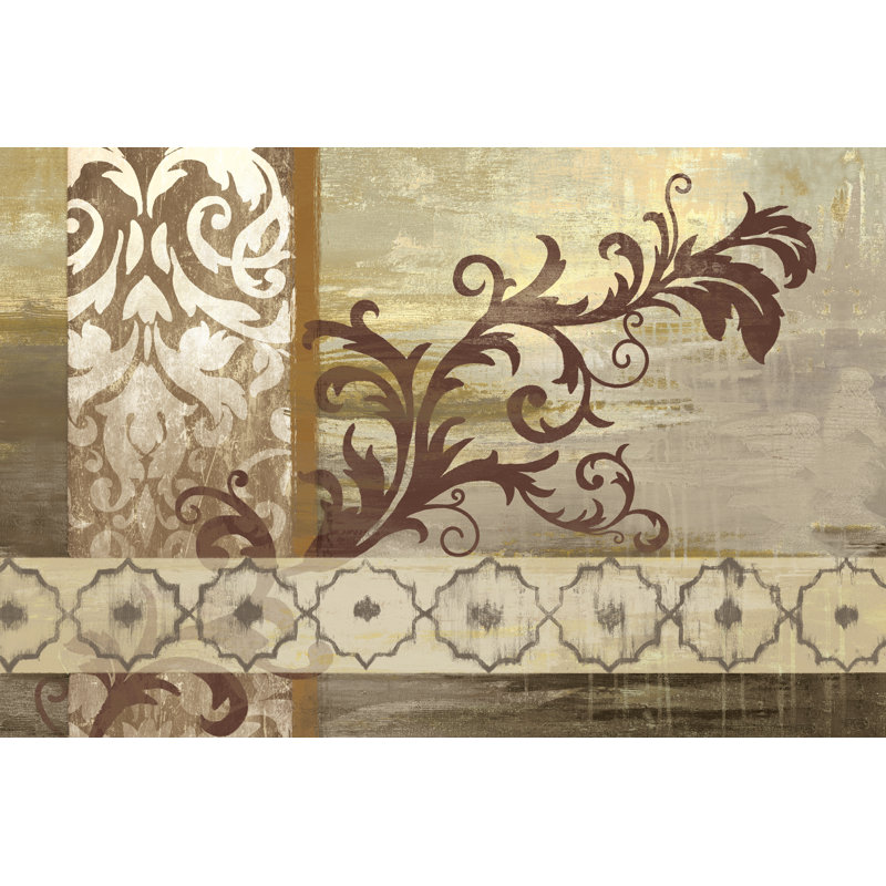 Brown Swirly 2 - Wrapped Canvas Painting, 51cm H x 76cm W x 3.8cm D