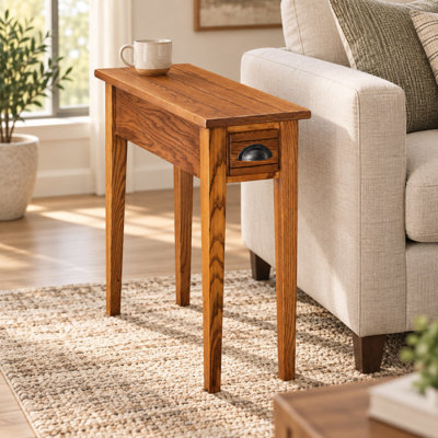 Table d'appoint étroite Bin Pull