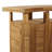 Kezia Rectangular Teak Outdoor Folding Bar Table