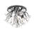 Wildflower 4-Light Semi-Flush Ceiling Light - Matte Black-1522046801
