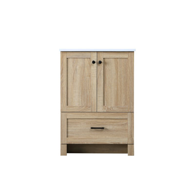 Soma 24" W Mango Wood Single Bathroom Vanity