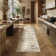 Sarah Modern Abstract Machine Washable Area Rug with Non-Slip Backing