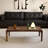Simple design of solid wood coffee table