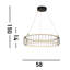 Lawhon 1 - Light Black LED Geometric Pendant-716284706