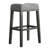 Oenone Backless Bar Stools, Upholstered Saddle Seat With Nailhead Trim, Weathered Wood Legs - Set of 2-292398649-292398648-292398651