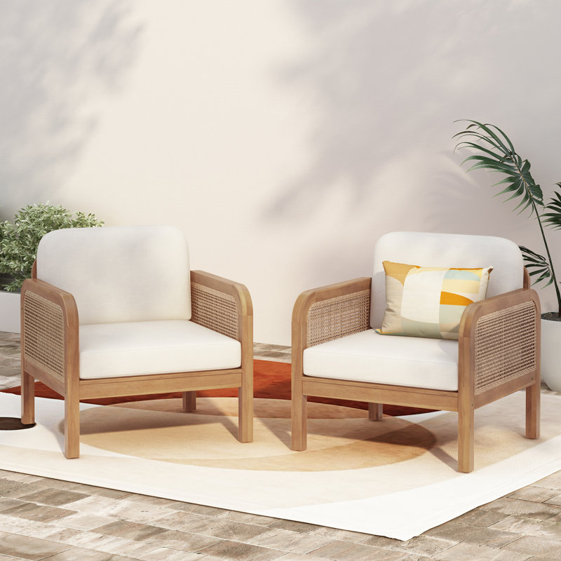 Chaise longue avec coussins Pike Patio