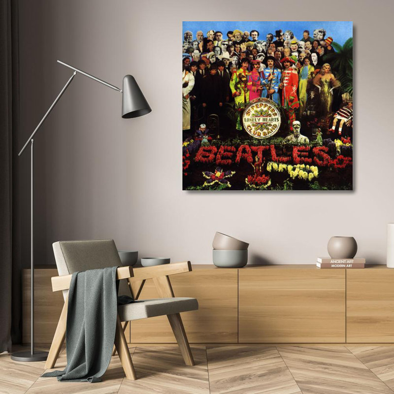 The Beatles: Sgt. Pepper's Lonely Hearts Club Band, 1967 MCG-B1574, H 20 po x l 20 po