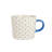 Oogle Polka Dot Mug 13 fl oz, Assorted Bright Color Handle