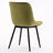 Modern Dining Chairs Faux Leather Upholstered Kitchen Chairs Side Chair With Metal Legs-453452156