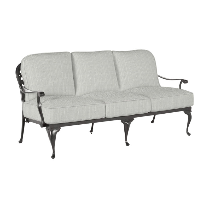 Provance Aluminum Sofa - Chalk, Welt, Verona Silver, Chalk
