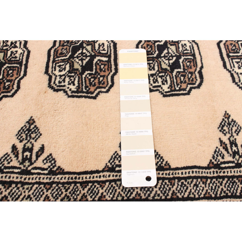 Tapis beige Finest Peshawar Bokhara 8 pi 2 po x 10 pi 8 po