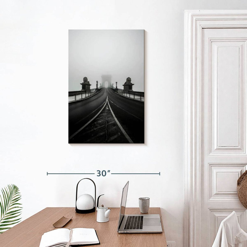 Mehar Danube Bridge In Budapest, 30" H x 20" W