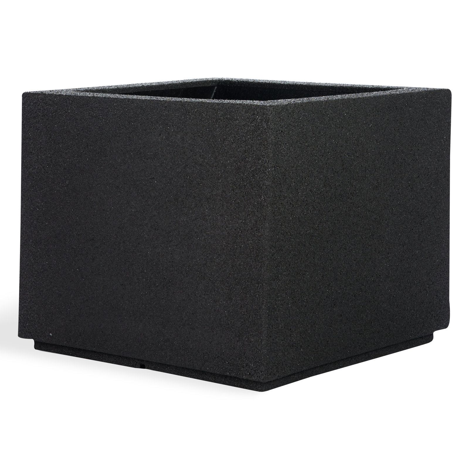 Gita 23" Planter Box, Black Granite